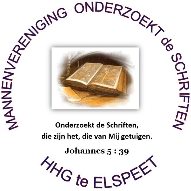Logo mannenvereniging Onderzoekt de Schriften